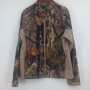 Lightweight Camouflage Techshell Hunting Jacket Mossy Oak